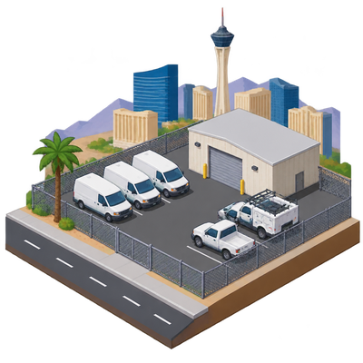 Las Vegas planning commission weighs downtown service vehicle storage facility