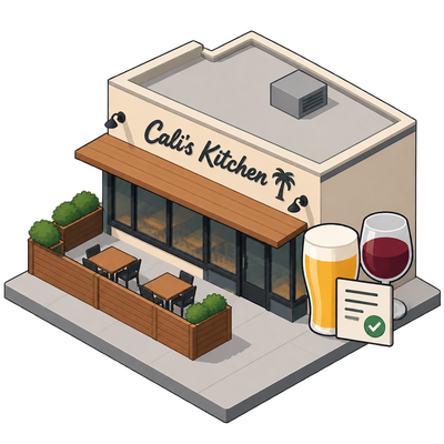 Cali's Kitchen seeks San Diego beer and wine license