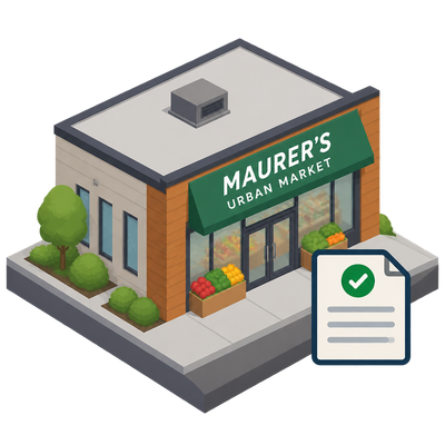 Maurer's Urban Market licensing record appears ahead of scheduled grand opening