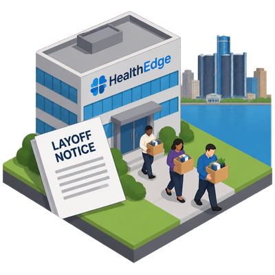 HealthEdge files notice to lay off Detroit workers