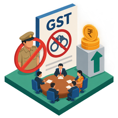 GST Council removes arrest powers, raises prosecution threshold