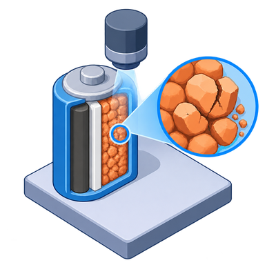 Scientists watch a lithium battery's cathode turn brittle in real time