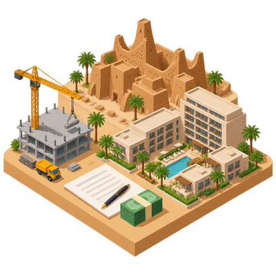 Diriyah Company awards contracts for six luxury hotels and branded residences