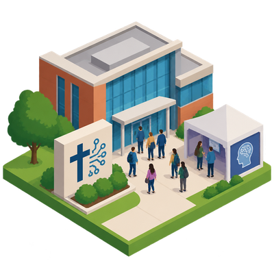 Calvin University launches faith-and-technology center at AI conference