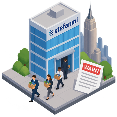 Stefanini Inc lays off 24 New York workers