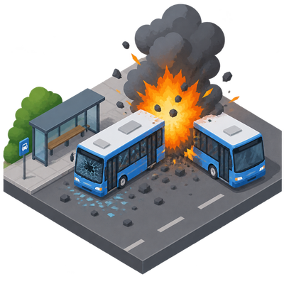 Russian strike on buses in Kramatorsk kills dozens