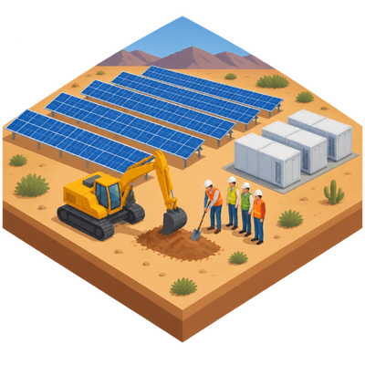 ContourGlobal breaks ground on 509 MW solar-plus-storage project in Arizona