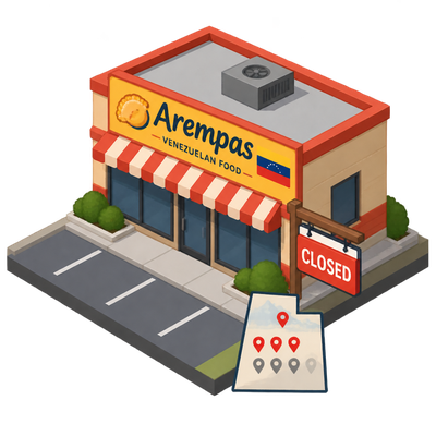 Venezuelan restaurant chain Arempas closes half its Utah locations