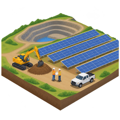 Blattner starts work on $1.5B solar project on Missouri strip mine land