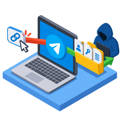 Telegram Desktop flaw let one crafted link take over an account