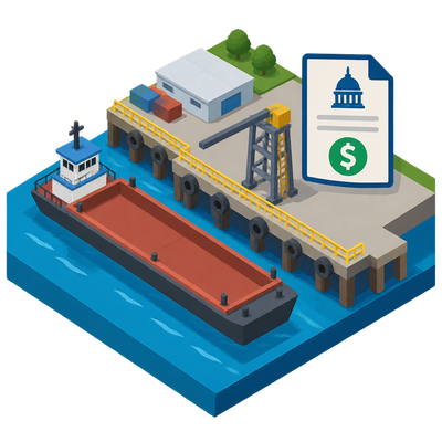Cedar Port barge dock expansion gets $10.9M federal grant