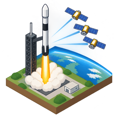 SpaceX launches fourth batch of SDA data transport satellites