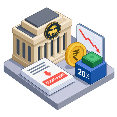 RBI tightens forex derivative rules, imposes 20% cash reserve to defend rupee