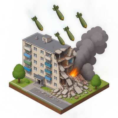 Deadly Russian glide bomb attack hits Zaporizhzhia residential area