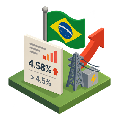 Brazil inflation tops central bank target before presidential runoff