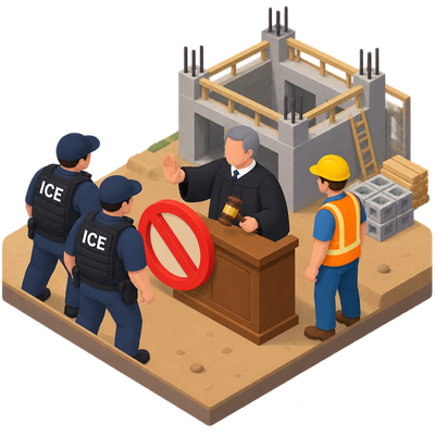 Judge blocks ICE raids on Alabama construction sites as likely unconstitutional