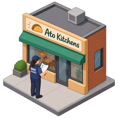 Ato Kitchens receives pre-permit inspection in Queens