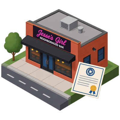 Texas issues liquor license for Jesse's Girl Neighborhood Bar in Houston