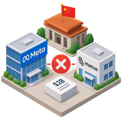 Meta abandons Manus acquisition after China blocks AI deal