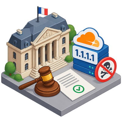 Paris court spares Cloudflare's 1.1.1.1 from piracy blocking penalties