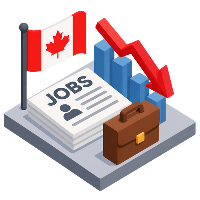 Canada's job market erases 2026 gains with back-to-back monthly losses