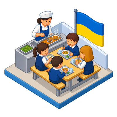 Ukraine extends free hot school meals to all 3 million public school students