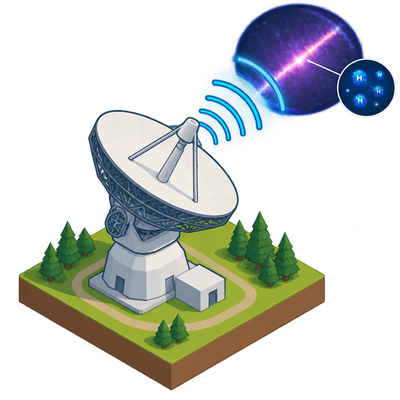 Canadian telescope detects 9-billion-year-old hydrogen signal on its own