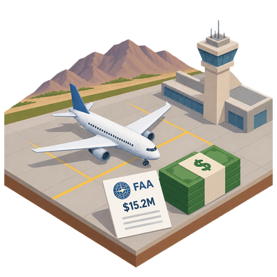Federal Aviation Administration awards El Paso $15.2 million to rehabilitate airport apron