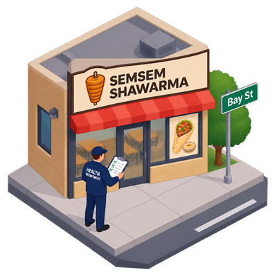Semsem Shawarma seeks New York City food permit at Staten Island address