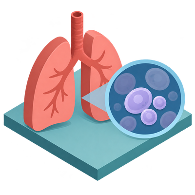 Small 'titanide' cells identified as dominant Cryptococcus lung form