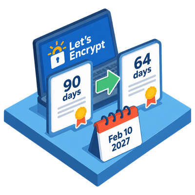 Let's Encrypt cuts default certificate lifetime to 64 days