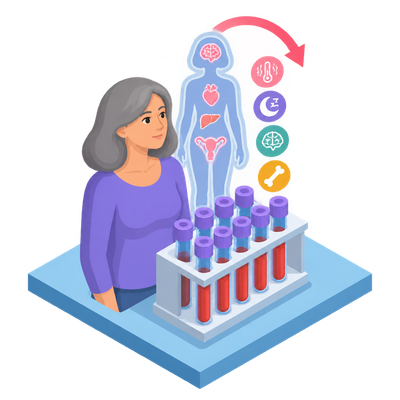 Study of 300 million lab tests finds menopause triggers abrupt body-wide changes