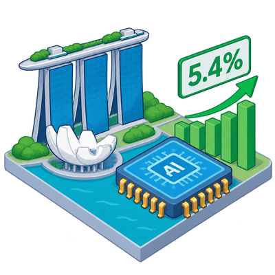 Singapore's economy grows 5.4% as AI-driven chip boom extends