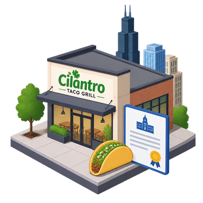 Cilantro Taco Grill secures Loop license at 180 N Wells St