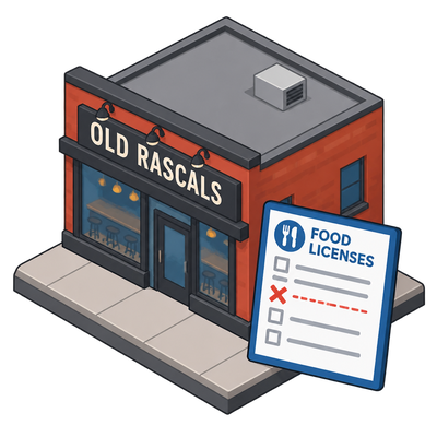 Old Rascals bar missing from Louisville's active license list