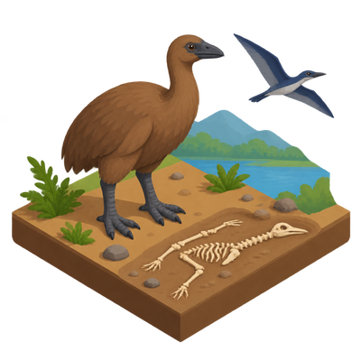 Earliest known flightless bird lived alongside flying Jurassic species