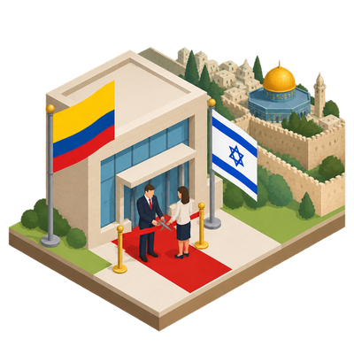 Colombia opens Jerusalem embassy, reversing break with Israel
