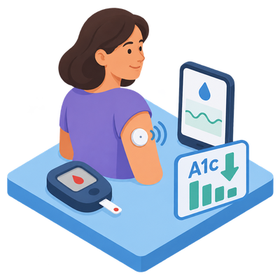 Landmark trial shows continuous glucose monitors cut A1c in type 2 diabetes patients not on insulin