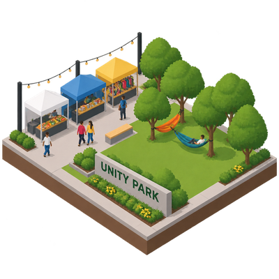 Unity Park opens in Grand Rapids' Roosevelt Park neighborhood