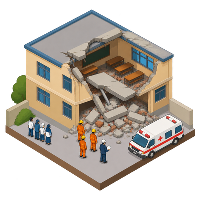 Deadly school roof collapse in Peshawar prompts building safety audit