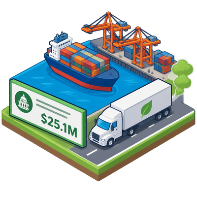 Port of Houston lands $25.1M federal grant for truck emissions project