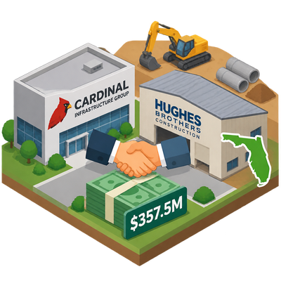 Cardinal Infrastructure expands into Florida with Hughes Brothers acquisition