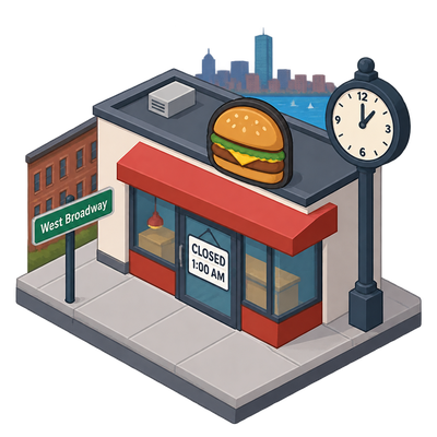 Boston licensing board caps South Boston burger spot at 1 a.m. closing