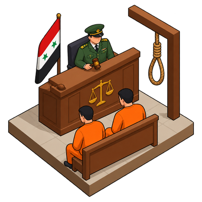Syrian court sentences two to death over 2025 coastal violence