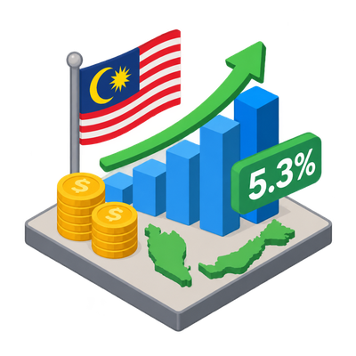 Malaysia's economy grows 5.3% in third quarter, beating forecasts
