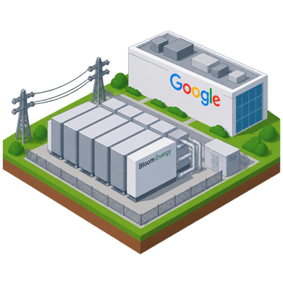 AEP plans $4 billion fuel cell plant for Google, signs up to 1.6 GW generator deal