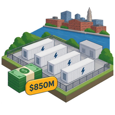 Flatiron closes $850M financing for East Coast's largest battery storage project
