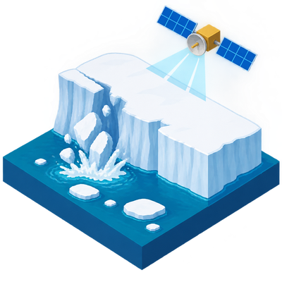 Antarctic ice cliffs collapse faster than predicted, then stabilize
