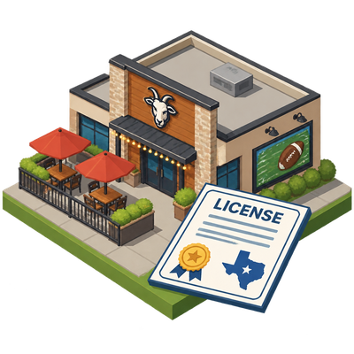 Texas issues mixed beverage license to La Cabra Grill and Sports Cantina in San Antonio