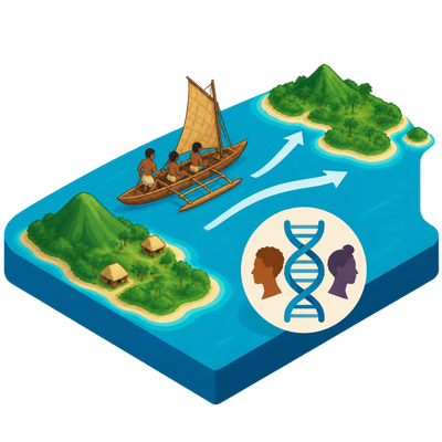 Ancient DNA maps two Papuan migrations into Fiji and a stratified early society